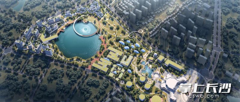 大王山文商旅综合体项目(原童世界乐园项目)鸟瞰效果图。 均为受访者供图 大王山文商旅综合体项目(原童世界乐园项目)鸟瞰效果图。 均为受访者供图