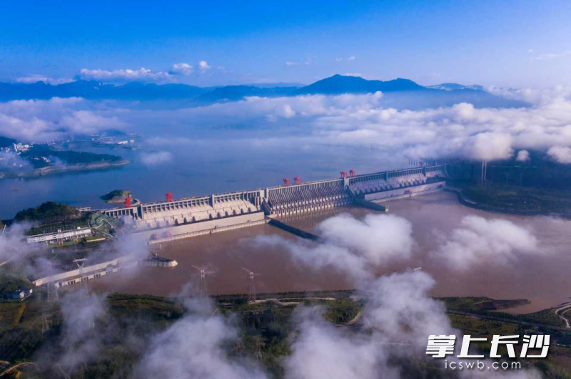 三峡大坝。