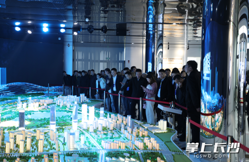 3月20日，由全国近千名民营房企掌舵人及核心高管组成的精英考察团在望城考察。 均为长沙晚报通讯员 供图