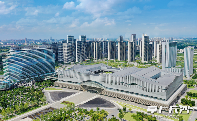 长沙国际会议中心以20场承办量登上全国最受欢迎学术会议中心榜首。均为长沙国际会展新城供图