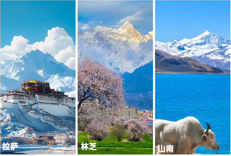 你与西藏美景，只差一张火车票的距离。