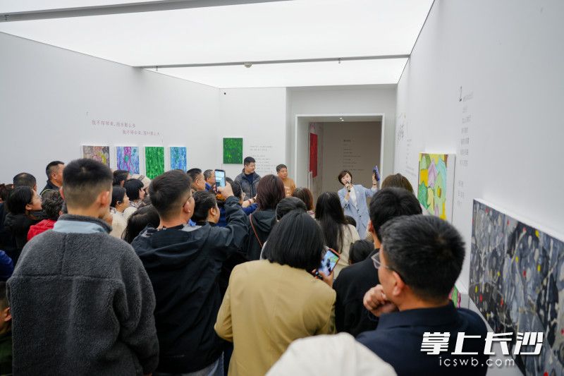 市民观展现场。