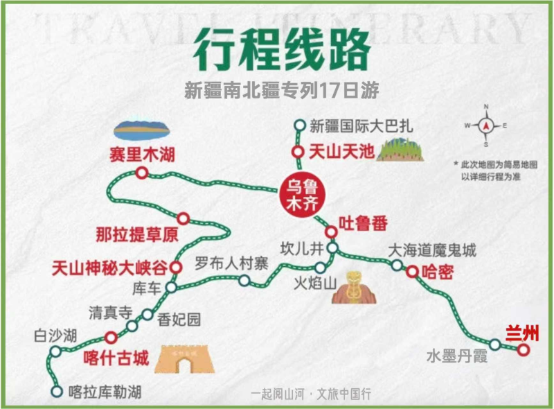 行程线路。 行程线路。