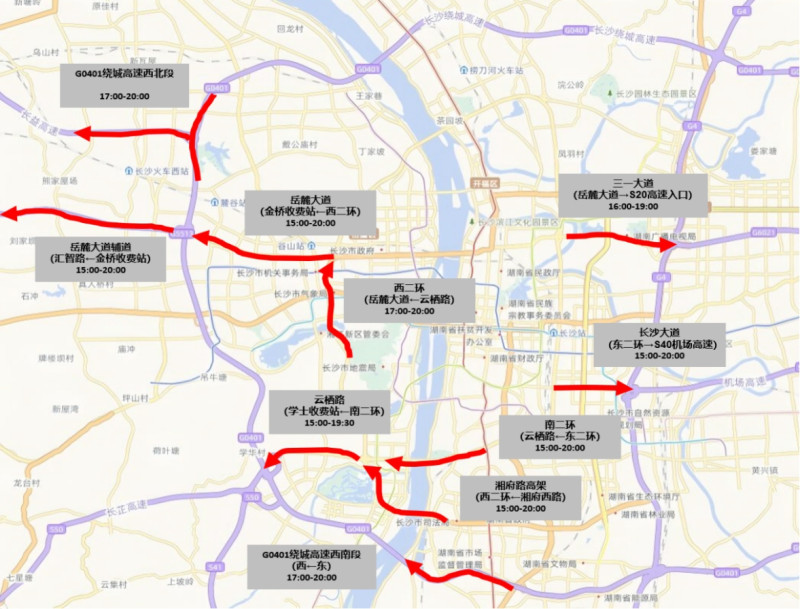 4月3日进出城通道流量示意图 4月3日进出城通道流量示意图