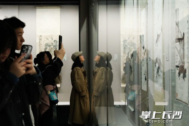 3月31日，湖南省博物馆“南北有二石：齐白石、傅抱石艺术大展”进行了部分展品轮换，涉及约40件（套）作品。