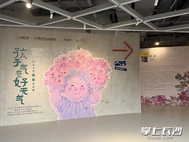 4月3日，“孩子气是好天气——绘本大师蔡皋艺术展”将在长沙油脂厂·1936正式启幕。 均为长沙晚报全媒体记者贾凯清摄