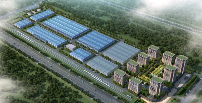 通号长沙轨道交通信号系统中试基地项目效果图。受访者提供