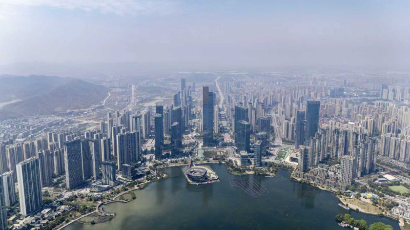 梅溪湖国际新城风景。