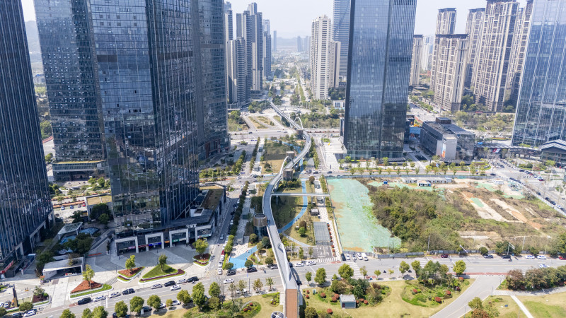 中轴线东段航拍图。