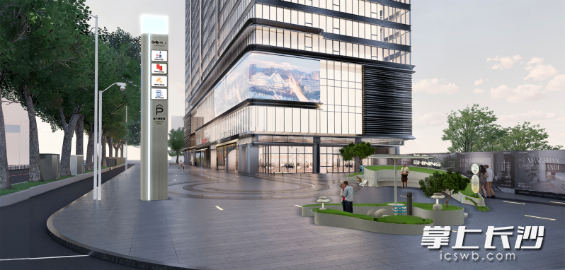 “湘江悦上”效果图。