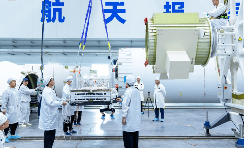 天仪空间生产车间。受访者供图