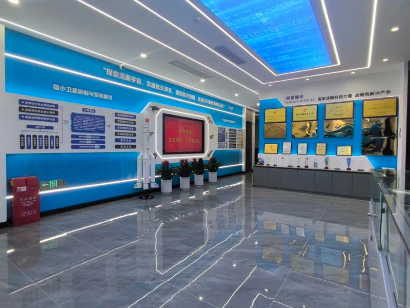 航升卫星展厅。受访者供图
