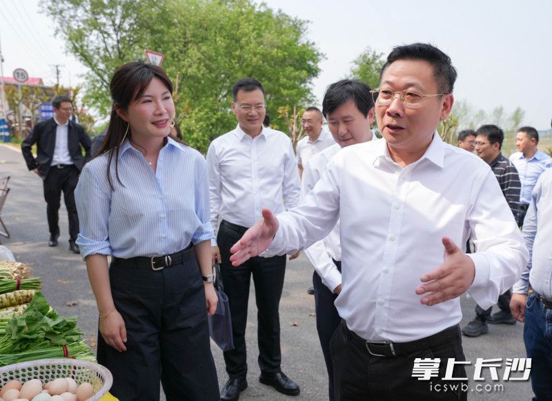 兴马洲调研现场。