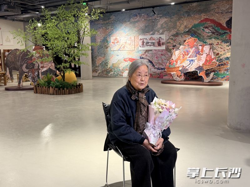 蔡皋老师近照。 长沙晚报全媒体记者 贾凯清 摄