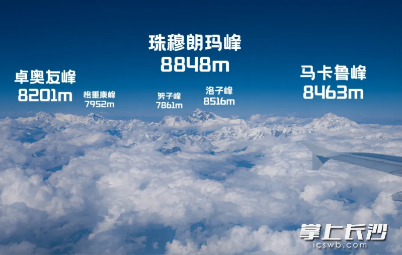 雪山巍峨耸立。