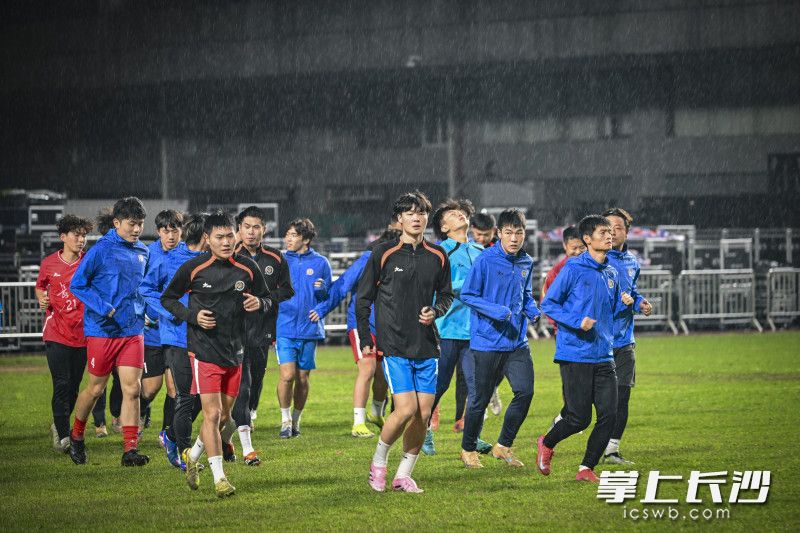 今年的长沙队基本以去年原班人马为主。均为长沙晚报全媒体记者 余劭劼 摄