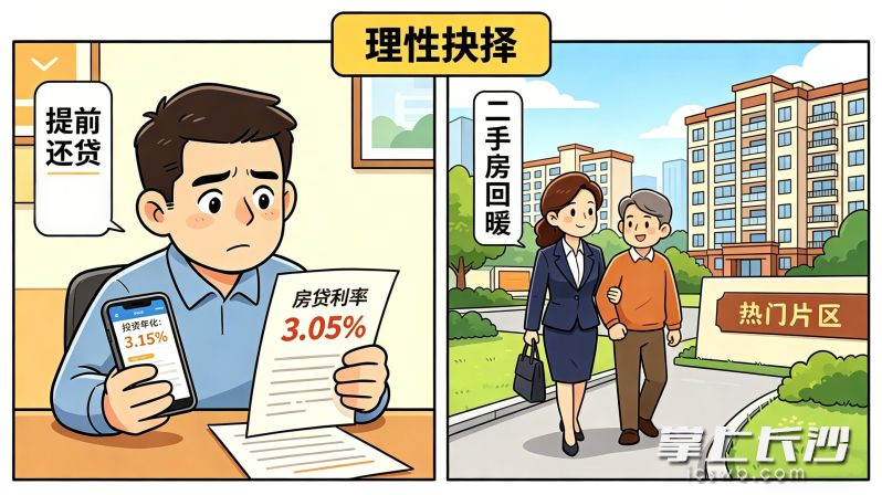当前市场环境下，市民是否选择提前还贷还需理性抉择。 AI图片