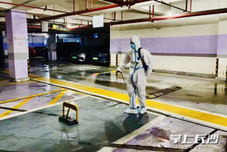 退水后防疫消杀有条不紊。