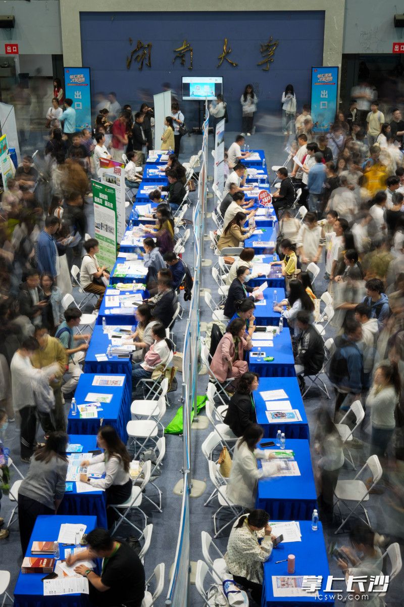 湖南大学体育馆内人气爆棚。