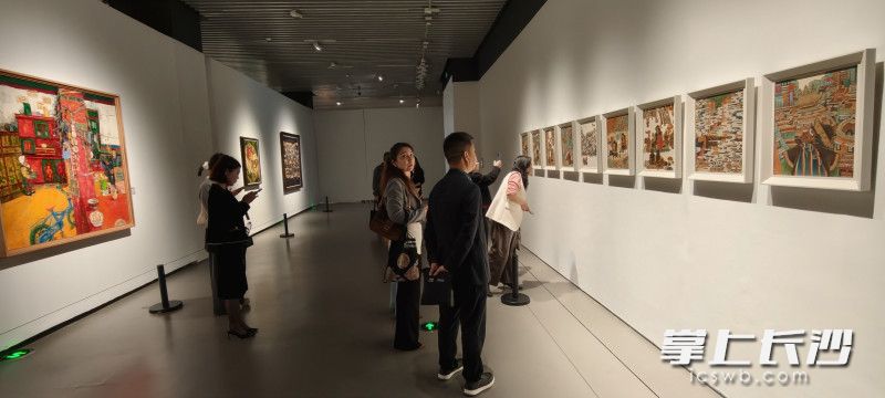展厅一隅。均为长沙晚报全媒体记者 肖舞摄