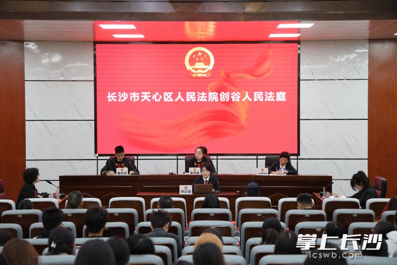 天心区法院在长沙理工大学开展巡回审判。
