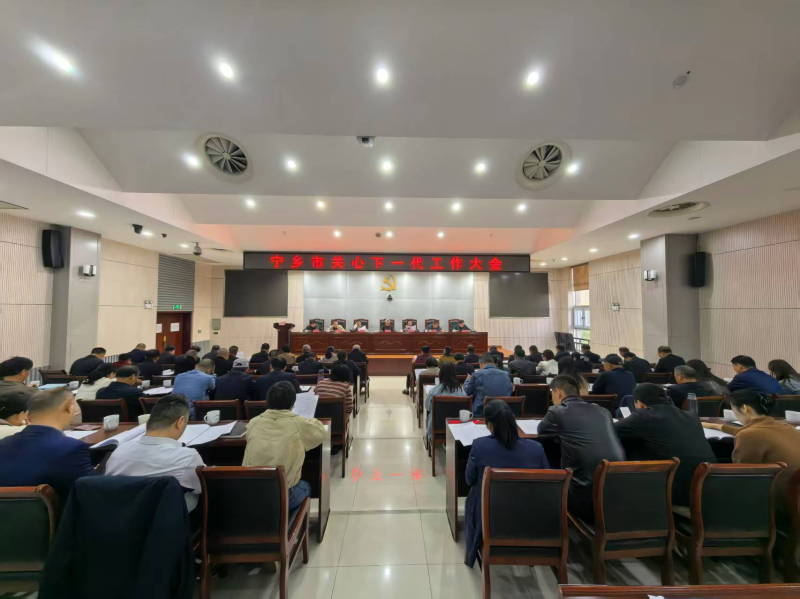 宁乡市召开关心下一代工作会议。通讯员供图