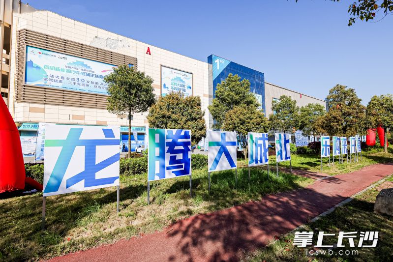 湖南省汽车服务业商会总部基地所在的香江国际汽车城。 长沙晚报通讯员 刘润泽 摄