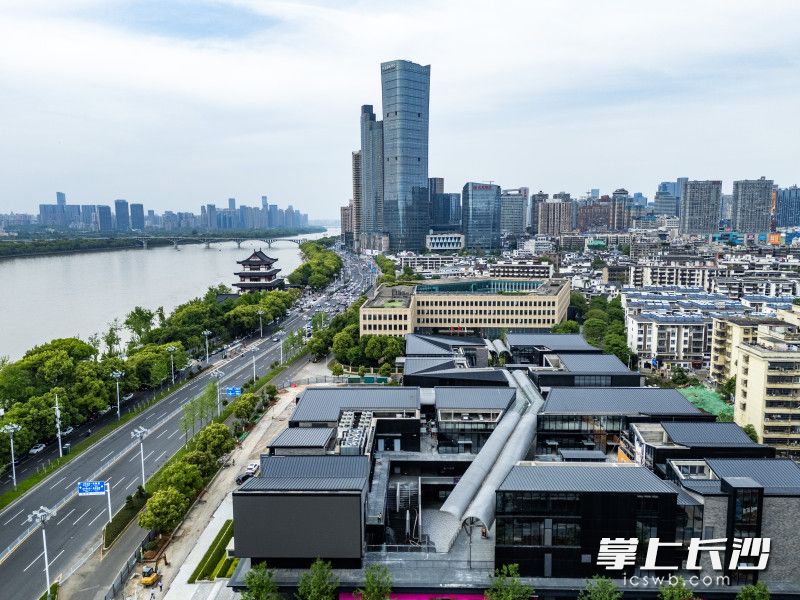 长沙首个“非标商业”艺术建筑群——碧湘楚巷已全面竣工。 均为长沙晚报全媒体记者郭雨滴摄