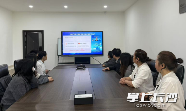 天心区应安委办组织开展“平安过节 安全先行”五一节前安全线上直播课。  长沙晚报通讯员 宋进源 供图