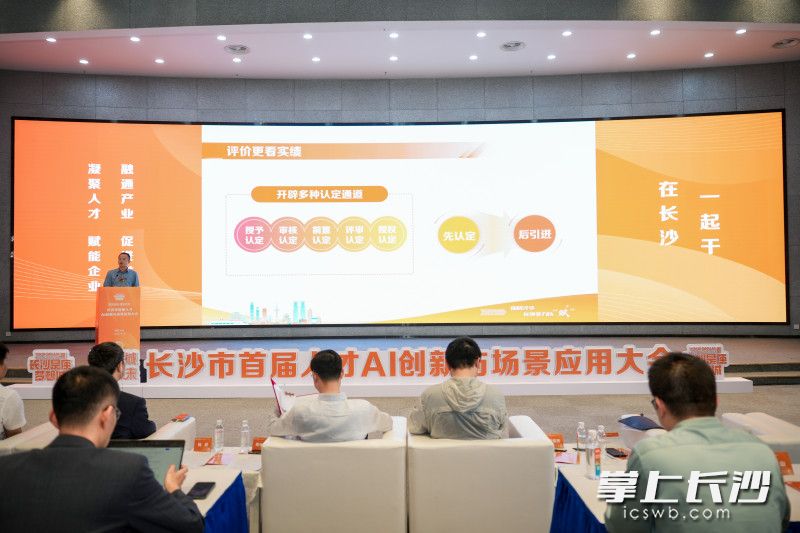 市高层次人才服务发展中心主任李明对人才政策进行解读。