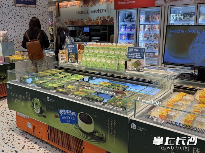 今年春天，抹茶一跃成为长沙消费市场的“顶流关键词”。均为长沙晚报全媒体记者 贾凯清 摄