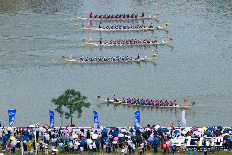 5月10日，2026年湖南省龙舟超级联赛选拔赛（开福站）在浏阳河马栏山鸭嘴公园段正式开赛。均为长沙晚报全媒体记者 黄启晴 摄
