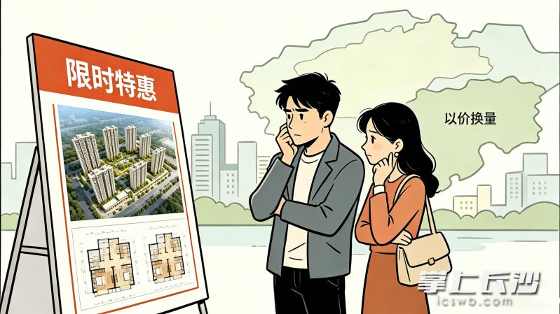 部分主打刚需市场的房企正面临严峻的经营压力，不得不采取“以价换量”的策略来守住市场份额。AI创意图片