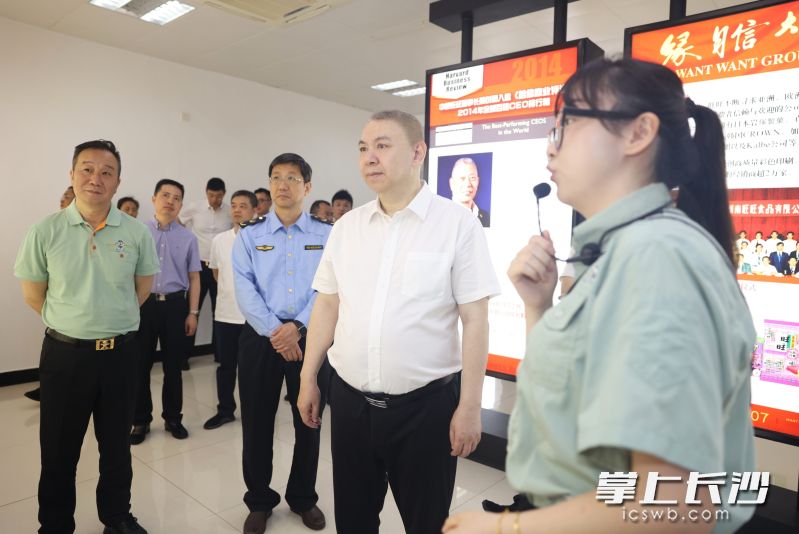 刘新良调研湖南大旺食品有限公司，了解企业生产经营等情况。