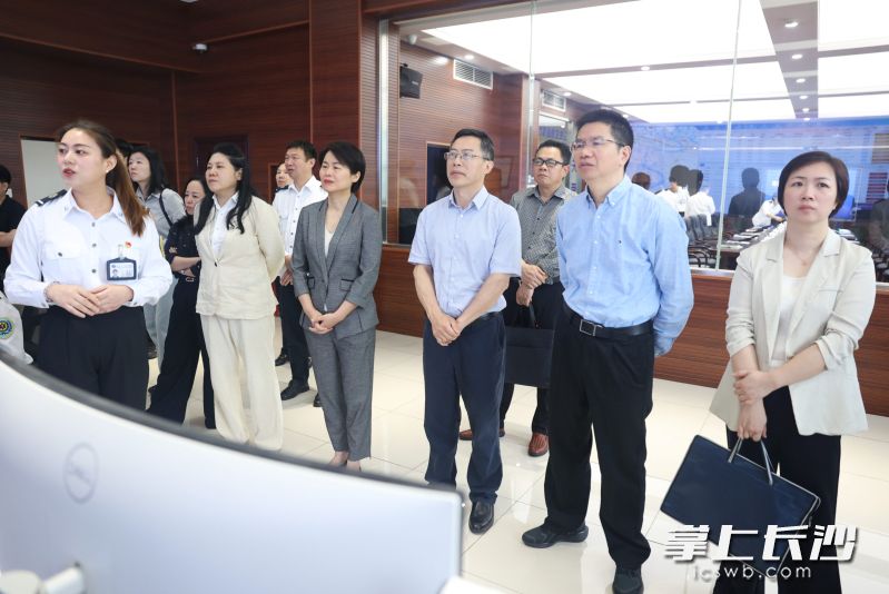调研现场。 均为长沙晚报全媒体记者盛磊摄