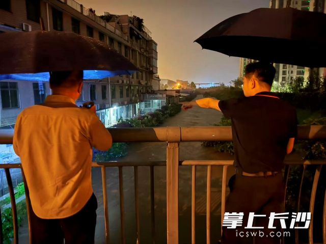 先锋街道扎实开展防汛排涝及隐患处置工作。  均为长沙晚报通讯员 吴勇供图