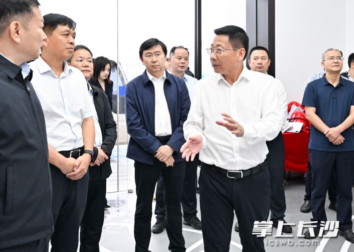 6月8日，市委副书记、市长陈博彰调研重点片区规划建设并检查督导安全生产工作。 长沙晚报全媒体记者 王志伟 摄