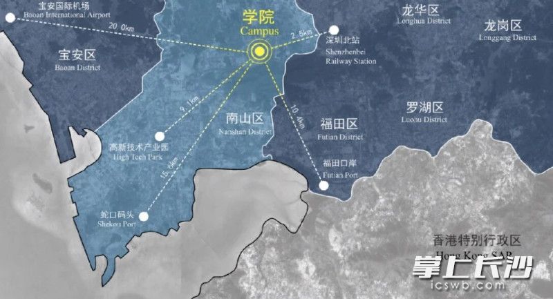 学院位于深圳南山区核心片区，资源密集。
