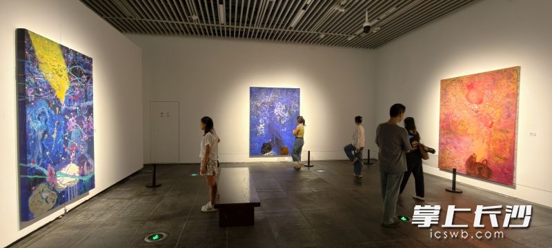 五位70后画家同台对话。