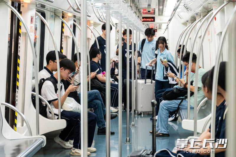 长沙地铁内景。均为主办方 供图