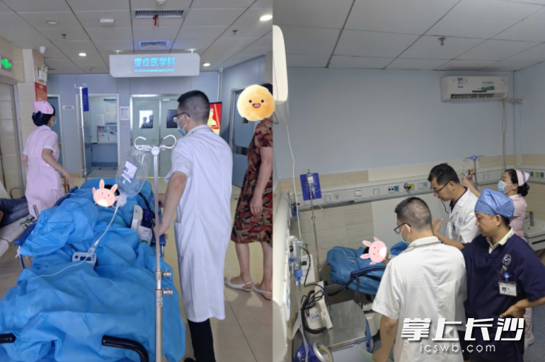 8岁患儿突发急危重症，多学科医护人员联手实施紧急抢救。均为通讯员供图