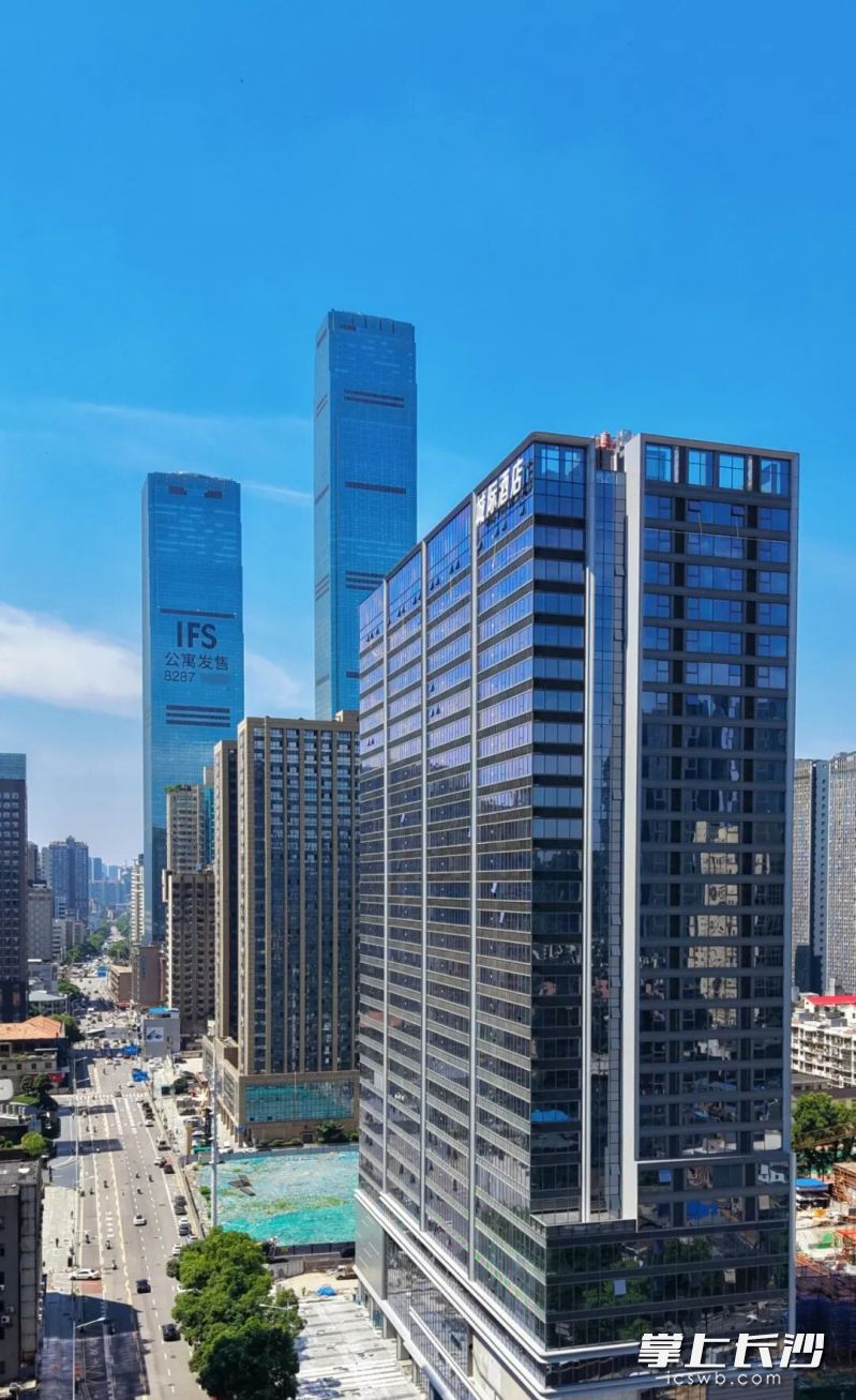 湘江悦上已于近日完成竣工备案，预计年底试营业。 长沙晚报通讯员 文曦 供图