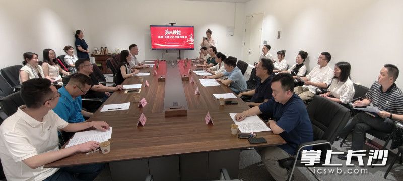长沙、南昌两地艺术家座谈交流会。长沙晚报全媒体记者肖舞摄