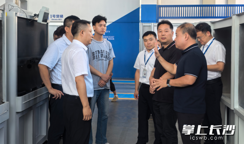 设备验收现场。长沙晚报通讯员 李锟 供图