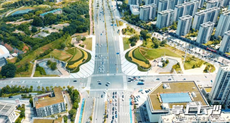 大王山片区主干道路焕然一新。均为长沙晚报通讯员 徐坤 供图 大王山片区主干道路焕然一新。均为长沙晚报通讯员 徐坤 供图