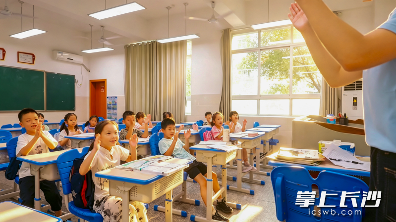 2026年望城区职工子女暑期爱心托管班火热开班。 均为长沙晚报全媒体记者陈飞摄