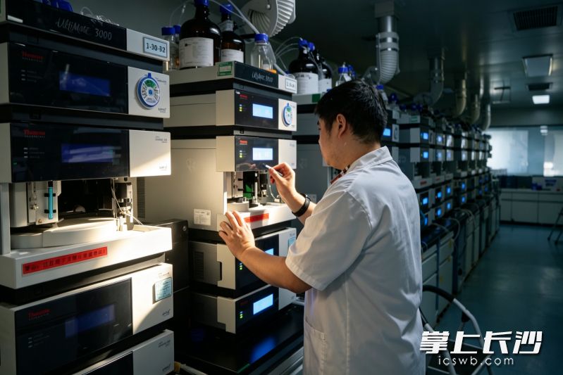 图为九典宏阳技术人员在实验室工作。长沙晚报全媒体记者 陈飞 通讯员 李灿军摄
