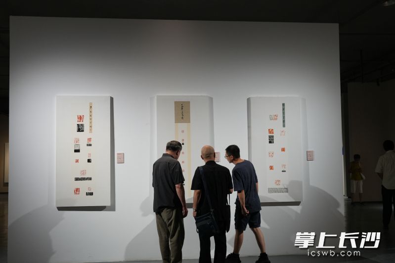 书法篆刻展区。