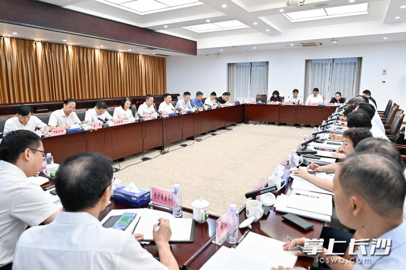 7月21日，市委副书记、市长陈博彰在浏阳经开区调研园区高质量发展、生物医药及医疗器械产业链建设并召开座谈会。