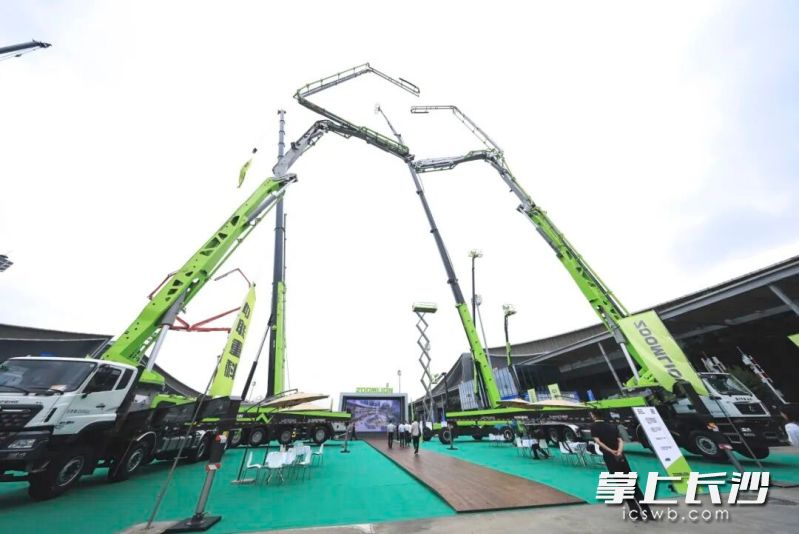 中联重科的新能源产品矩阵多项技术实现全球首创。长沙晚报通讯员 刘成坤 供图
